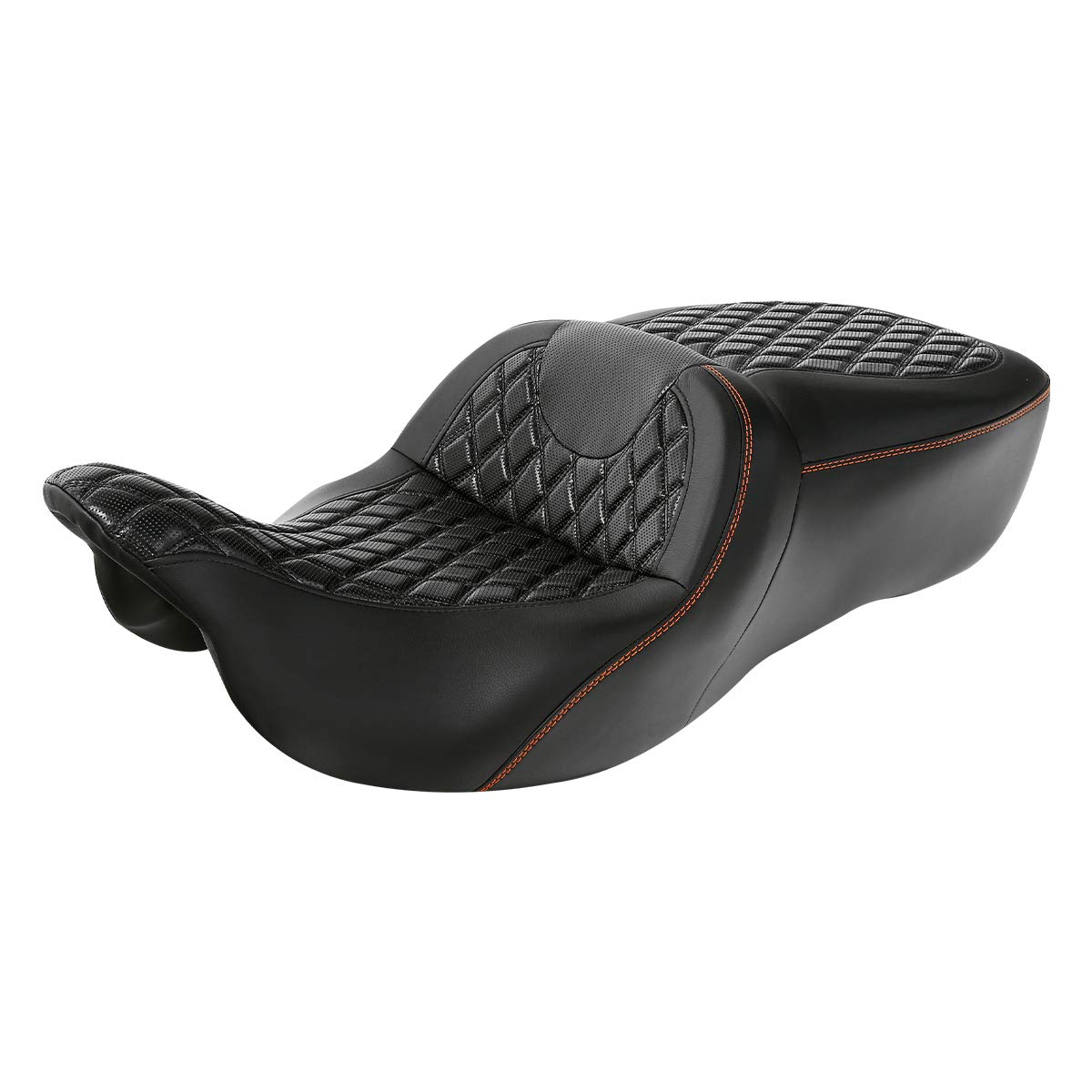 Amazon | HUILI-JPHOME ブラックステッチ 乗り心地重視 ダイアモンド